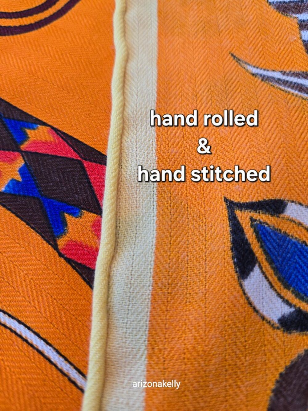 HUGE Cashmere & Silk Scarf Stole Hand-Rolled Hem Vibrant Colors Horse Equestrian - Picture 2 of 12